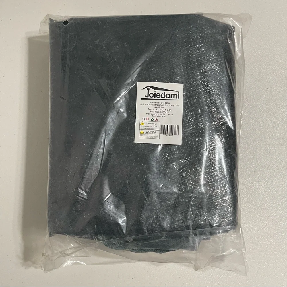 NEW Joiedomi 2-Pack Christmas Wreath Storage Bags 30-Inch